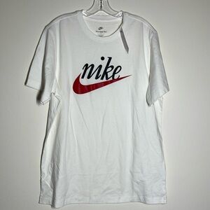 Nike | White Tee Shirt | Swoosh | Men’s L